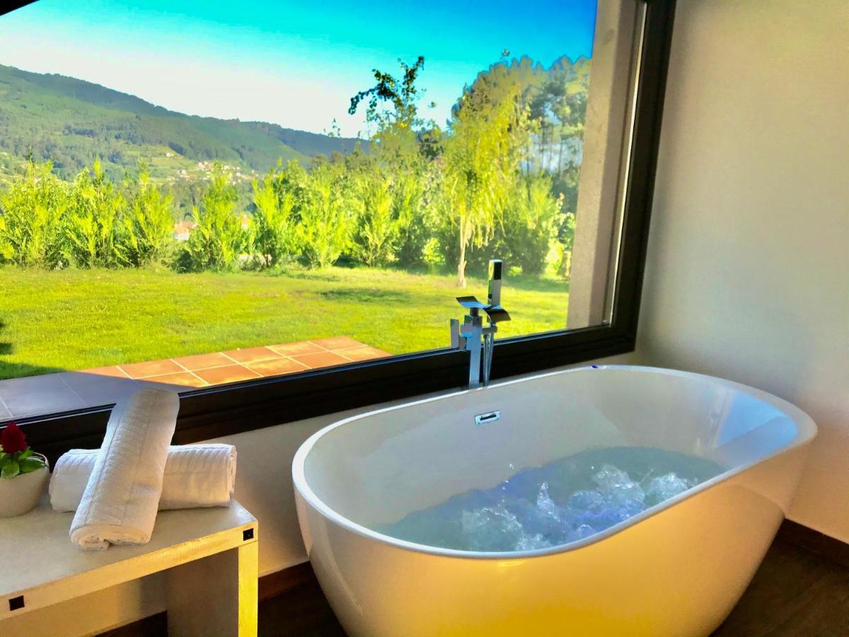 Casa Nueva De Vigo Rural Mos Con Jacuzzi Y Chimenea Para Escapada Romantica מראה חיצוני תמונה