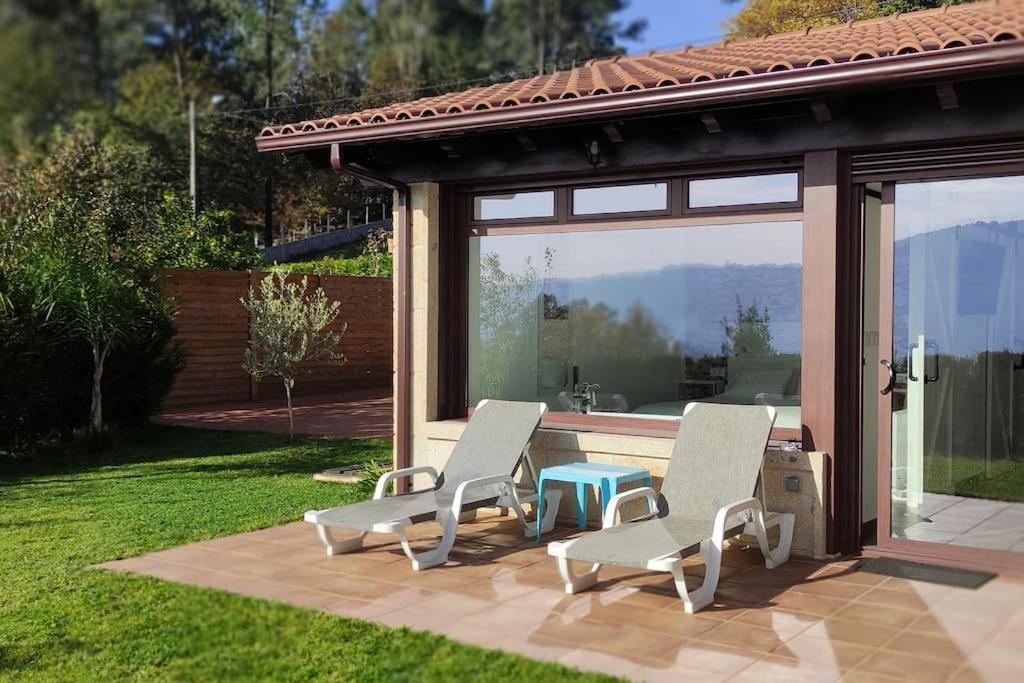 Casa Nueva De Vigo Rural Mos Con Jacuzzi Y Chimenea Para Escapada Romantica מראה חיצוני תמונה
