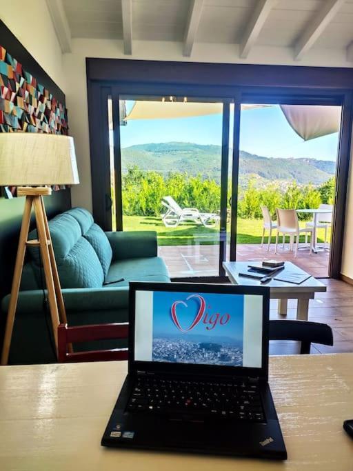 Casa Nueva De Vigo Rural Mos Con Jacuzzi Y Chimenea Para Escapada Romantica מראה חיצוני תמונה